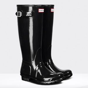 Hunter Tall Glass Rain Boots